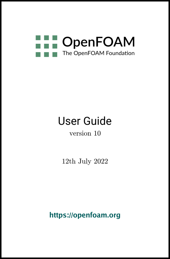 OpenFOAM v10 User Guide - 4.2 Basic input/output ﬁle format